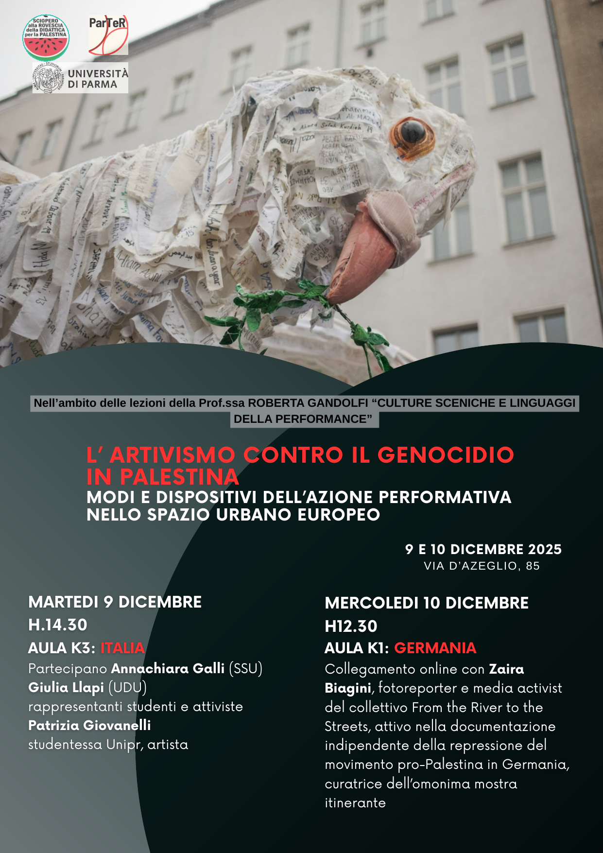 L'Artivismo contro il genocidio in Palestina — Modi e dispositivi dell'azione performativa