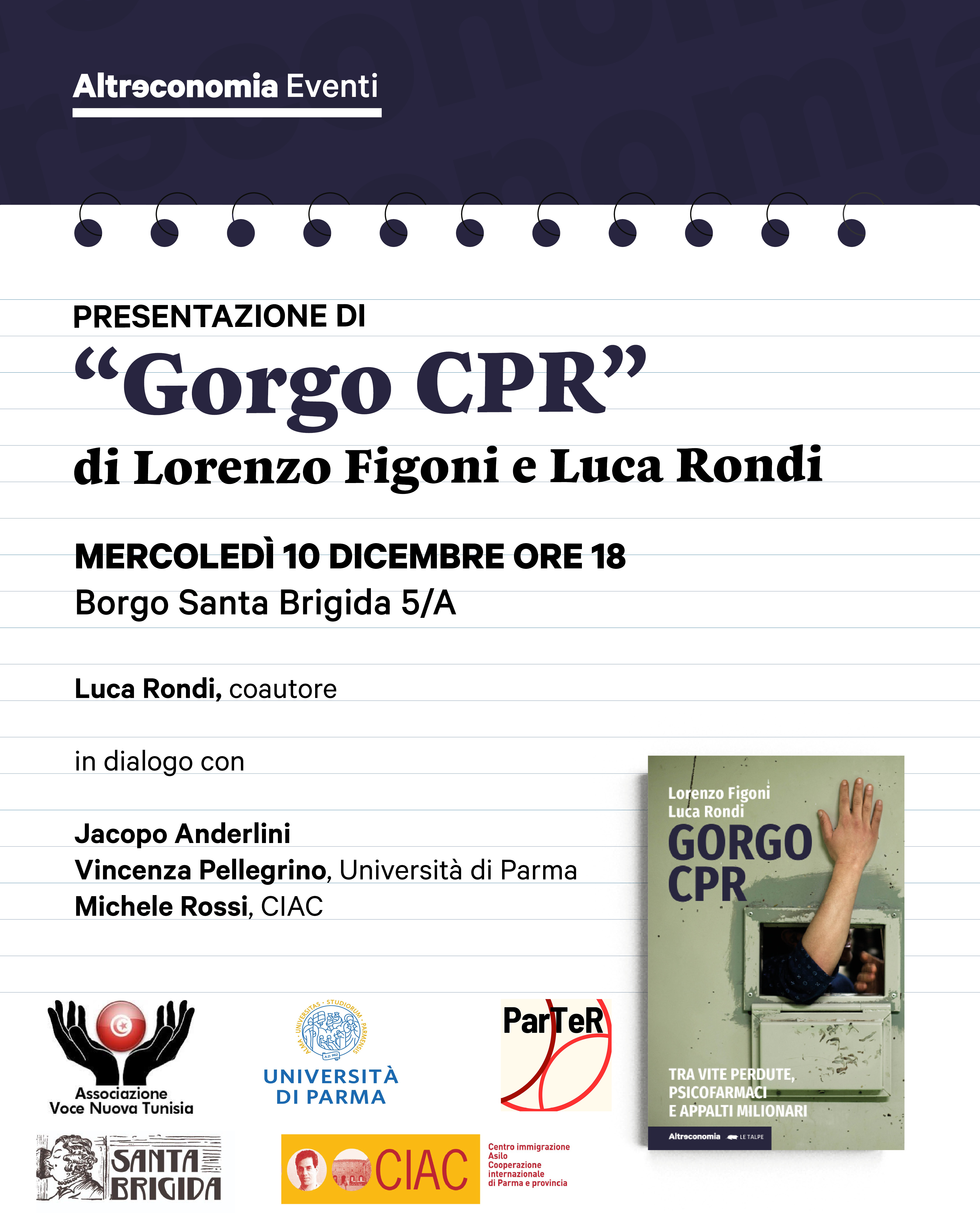 Presentazione di 'Gorgo CPR' - Libro di Lorenzo Figoni e Luca Rondi