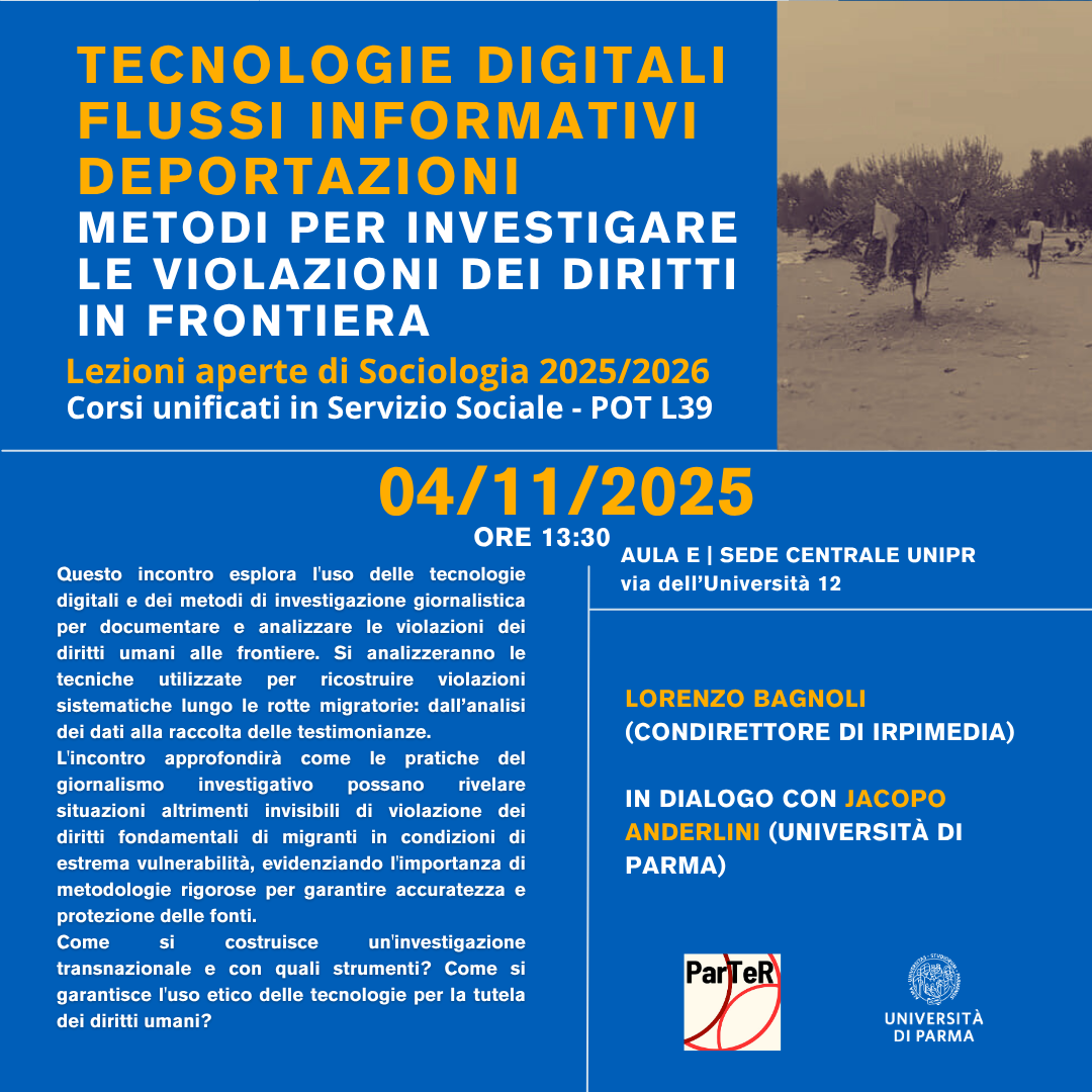 Tecnologie digitali, flussi informativi, deportazioni: Metodi per investigare le violazioni dei diritti in frontiera